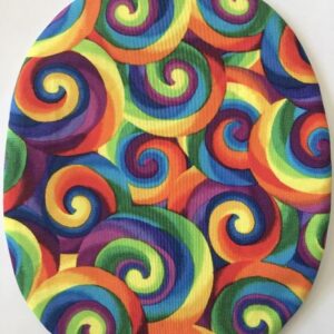 Stoma pouch cover "Kiwiana" Silver Fern, Koru, Kiwi, Paua, Birds patterns - Stretchy Material