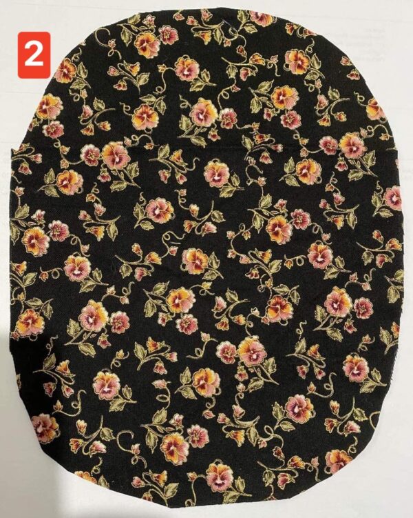 Stoma pouch cover "Flower" patterns - Stretchy Material