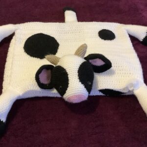 Animal Blankets - Black & White Cow, Monkey & Dog