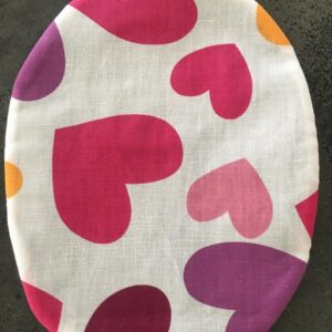 Stoma pouch cover "Care" Heart, Star, Beat cancer, Kind, First Aid, Fruit patterns - Stretchy Material