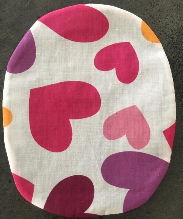 Stoma pouch cover "Care" Heart, Star, Beat cancer, Kind, First Aid, Fruit patterns - Stretchy Material