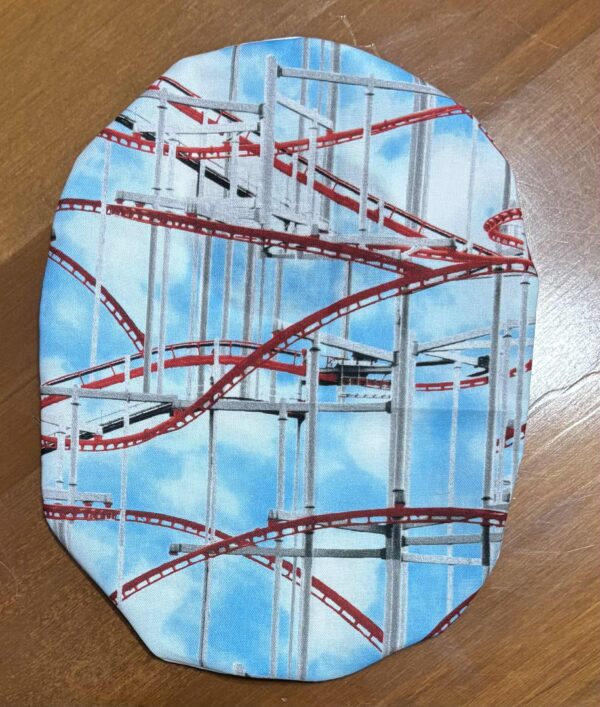 Stoma pouch cover "Hobby" - Hobbies, Travel, Sport, Car patterns - Stretchy Material