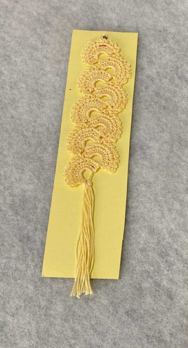 Yellow Crochet Bookmarks