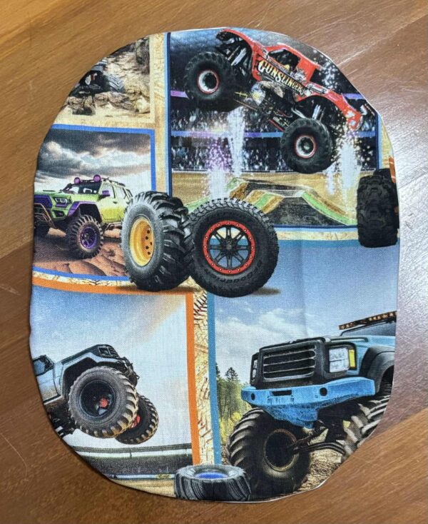 Stoma pouch cover "Hobby" - Hobbies, Travel, Sport, Car patterns - Stretchy Material