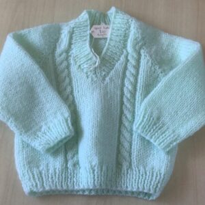 Soft Green baby Jersey fits approx 2 mths